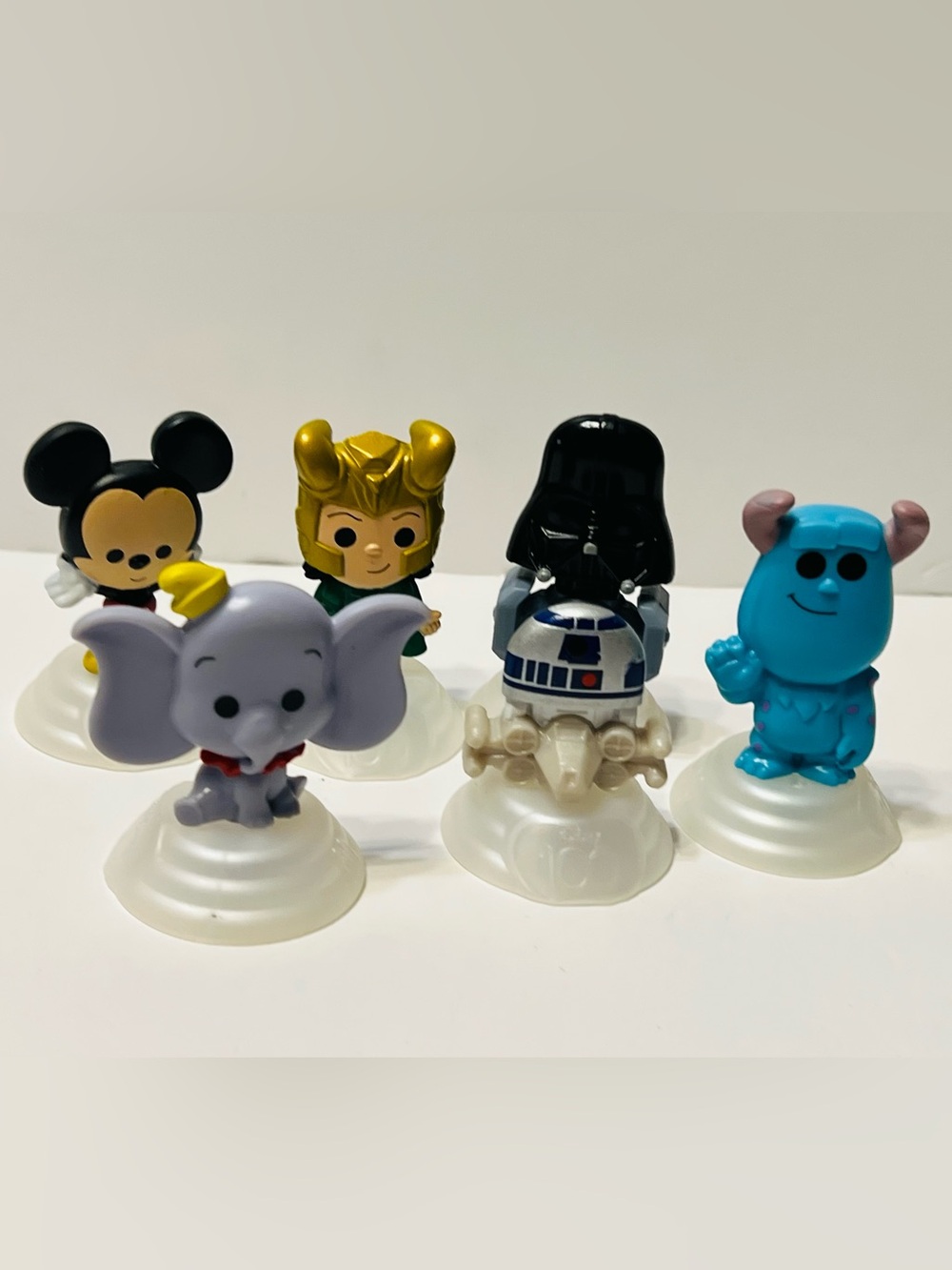 Disneys 100th Year Anniversary Figures Lot Of 6
